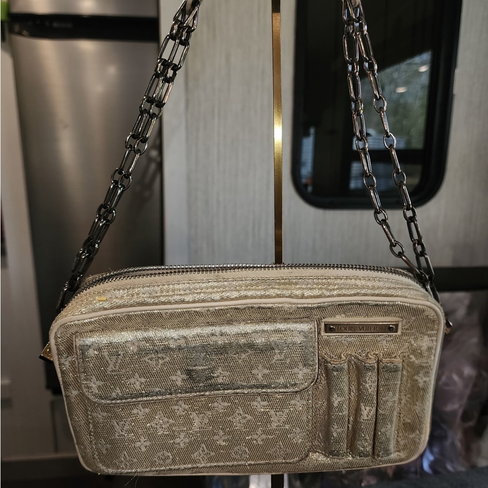 Louis Vuitton Shimmering Gold Idylle McKenna Mini Bag * AUTHENTIC *